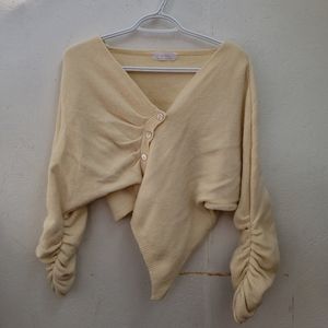 Oak + Fort button-up sweater/ cardigan